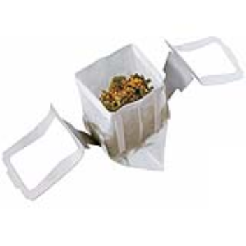 A simple tea bag pocket  that hangs in your cup