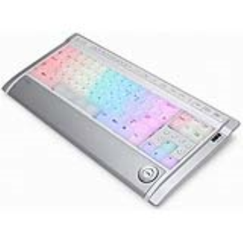 This keyboard has programmable coloured keys