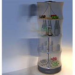 This future fridge concept expands to hold more food and is even fully portable