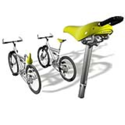 The Locksit lets the cyclist fold the seat backwards against the rear wheel