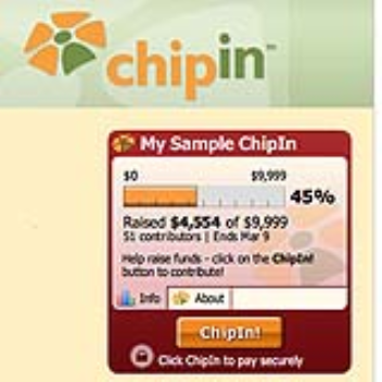 ChipIn is an online service which helps to collect money for gifts
