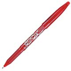 This rollerball pen can be erased by using friction
