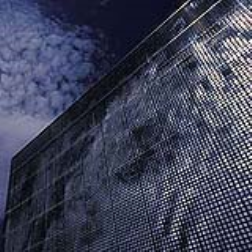 Ned Kahn creates dynamic walls which use wind to create patterns