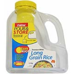This pour & store packaging also has a measuring cup in the lid