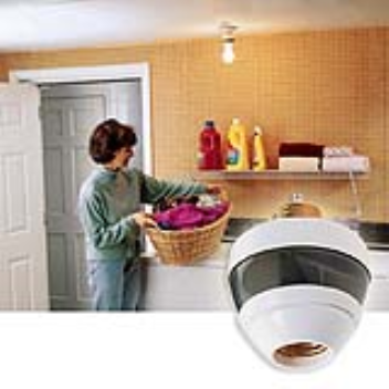 A motion sensor switch which fits into a light fitting can help save electricity