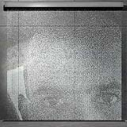 A screen of water displays images by controlling the drops of water falling down
