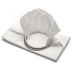 A minimalistic stainless steel ring placed on top of your tissues