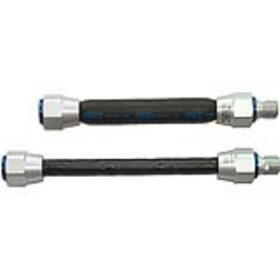 Fluidic muscles are based on aramid fibres and embedded in a flexible hose