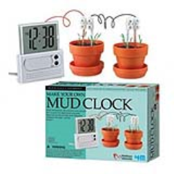 Just insert the clock components into the soil, and watch the magic happen