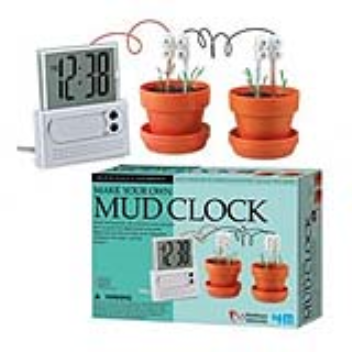 Just insert the clock components into the soil, and watch the magic happen