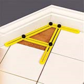 The Angle-izer is a measuring tool with 4 arms for measuring angles