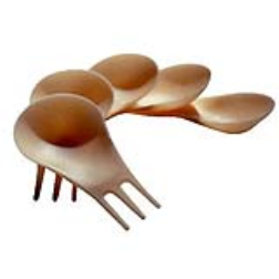 The spork is a spoon and a fork in one