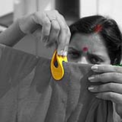This clothes clip is a single piece injection molded component in LDPE