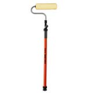 The Paintstick holds paint in the handle eliminating the need for a tray