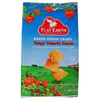 Flat Earth baked crisps are made with real vegetables or fruit