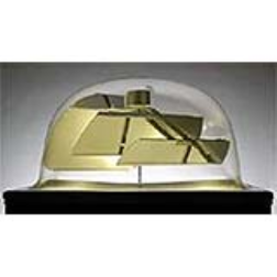 The Suntracker uses three heliostatic mirrors that track the sun and reflect its light down into the building