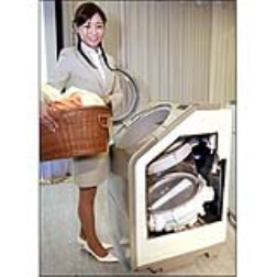 This washing machine drum shifts movement depending on the contents behaviour