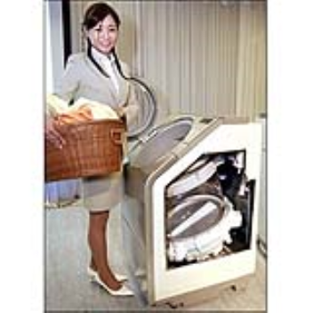 This washing machine drum shifts movement depending on the contents behaviour