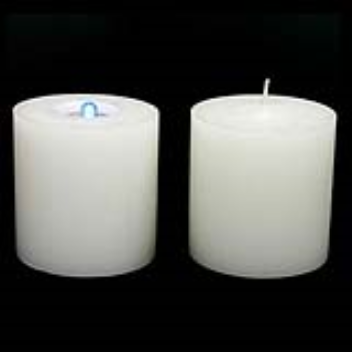 LED candle which can be burnt up