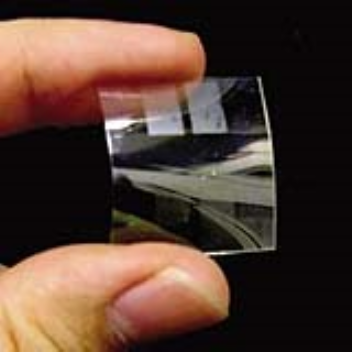 This thin flexible battery is developed using redox-active organic polymer film