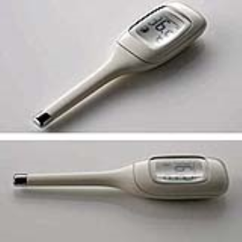 The i-Temp thermometer has a large flat probe for easier handling