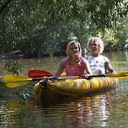 An inflatable kayak is easier to carry around with you