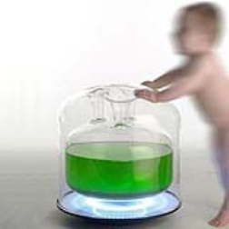 "O" is machine which generates oxygen in the home