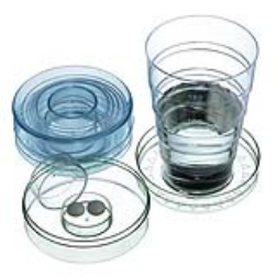A collapsible glass can be kept in your pocket