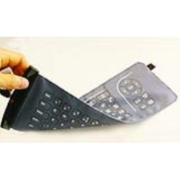 The double-sided keyboard made of fabric has different function keys on the back