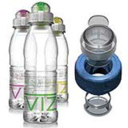 The VIZ cap keeps vitamins and such away from the bottle contents