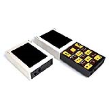 A cell phone which closes like a matchbox