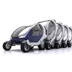 Functional city car which can be stacked