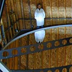 A telescope which is made of metal liquid films