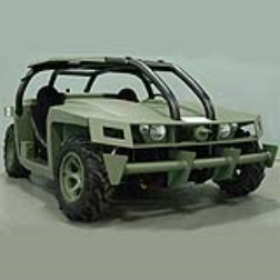 A diesel-electirc hybrid military vehicle