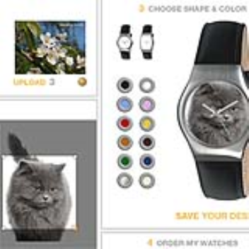 An online service which allows you to design your own watch face