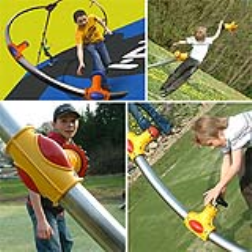 A solar powered interactive jungle gym
