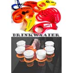 A "fan" which allows for carrying of multiple cups
