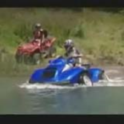 A quad that changes to a waverunner
