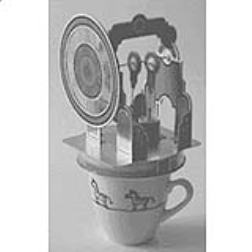 A papercut engine which can run on the heat from a cup of coffee