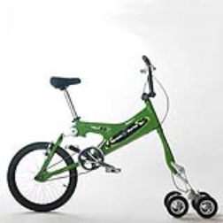 bicycle with 4 front wheels