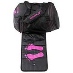 A sports bag with a built in mat for your feet