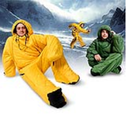 Sleeping bags which you can wear