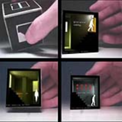 A game where you try to lead a man to the exit