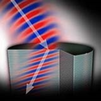 Material made from the stuff of computer chips has the ability to bend light in the opposite direction