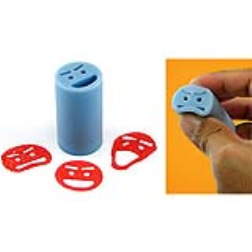 A flexible stamp for different emoticon faces