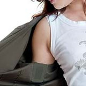 Nano-porous fabric tags ironed or sewn into clothing for long-lasting odor-free wear