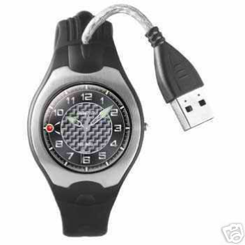 USB watch which incorporates a USB memory stick and a watch