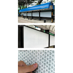 Sony playstation branded bubblewrap invites user to interact with the advertising