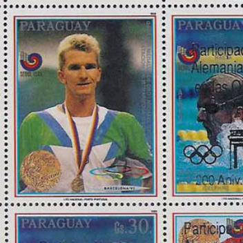 Perforations on a sheet of stamps make them easier to tear off